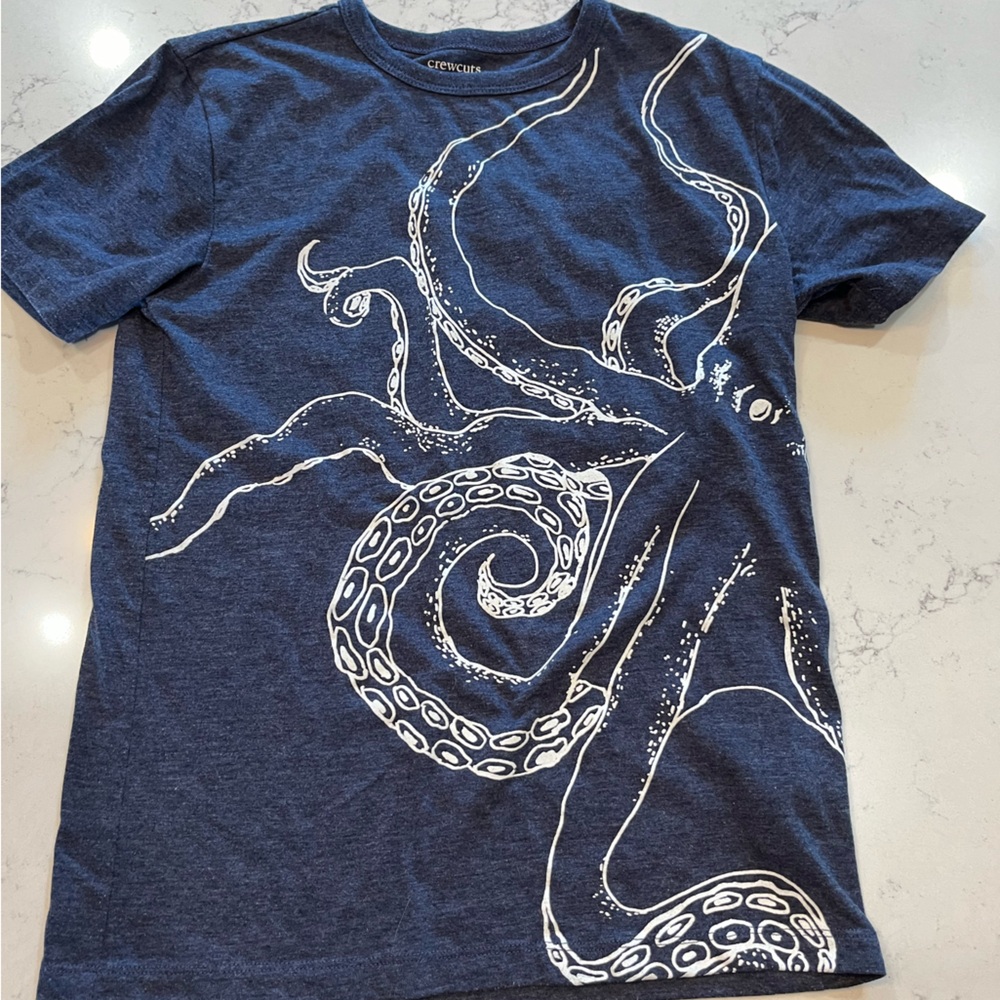 Crewcuts glow in the dark octopus tee